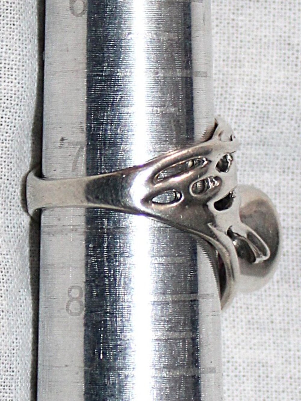 Hagit Gorali Sterling Silver Amethyst Ring SZ 7.25 - Picture 7 of 7